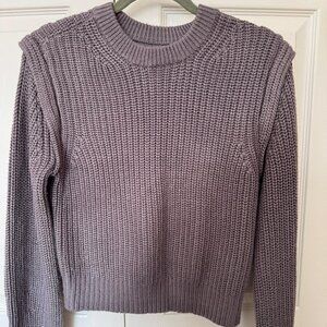 Abercrombie & Fitch Mauve knit sweater, size S